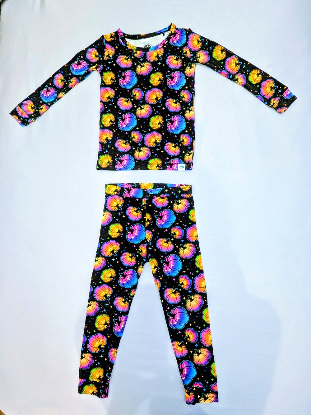 Bamboo Pumpkins Halloween Pajama Set